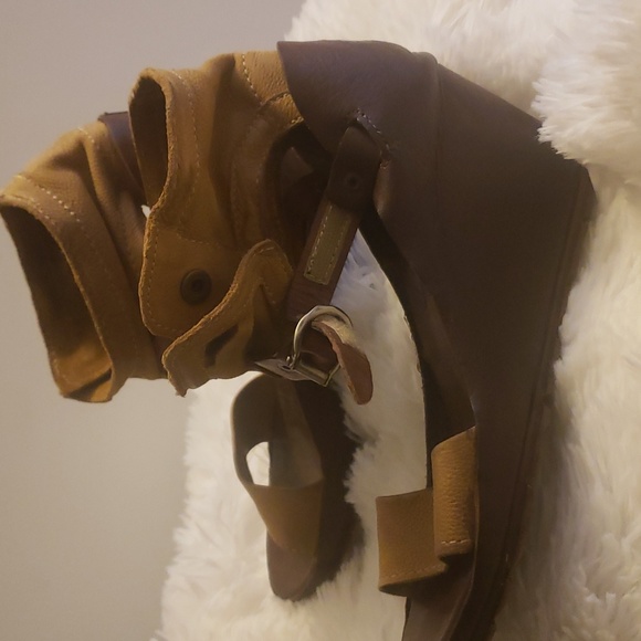 Airstep 2 tone brown leather shoes - Picture 7 of 12